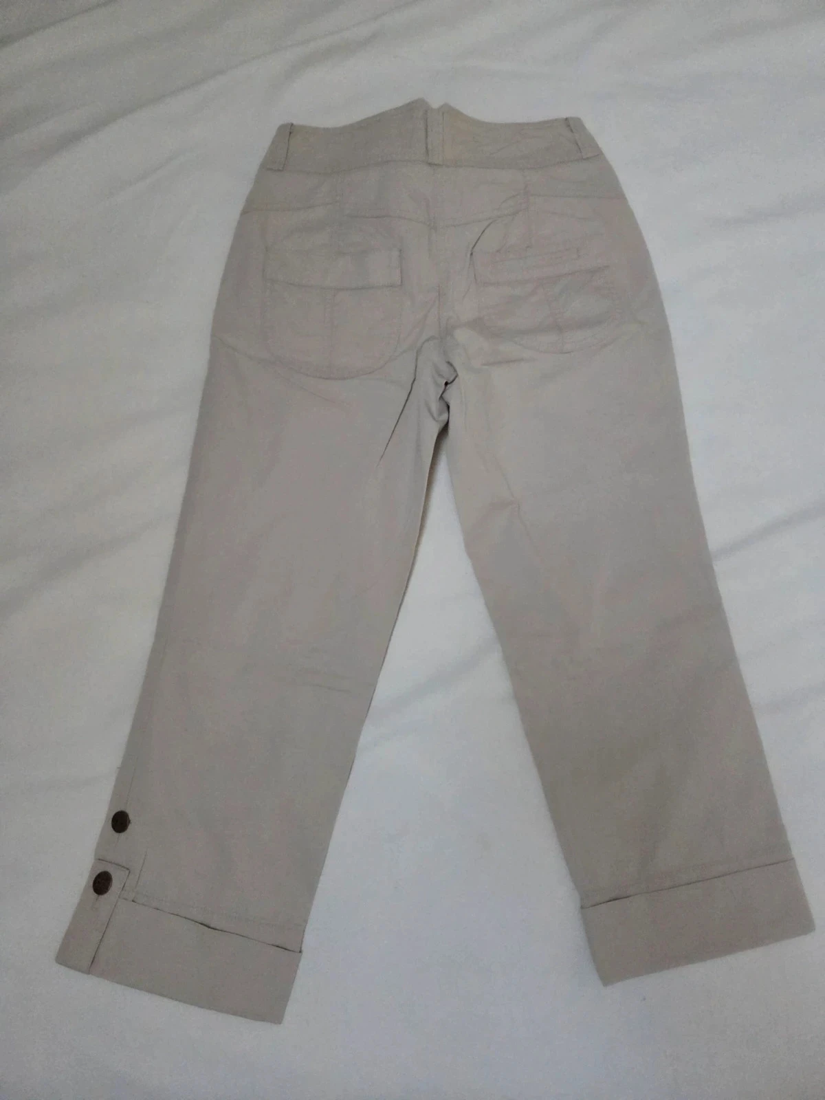 Pantacourt vintage beige – Talla 36 – photo 2